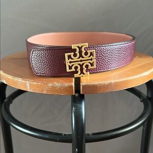 Tory Burch Purple Leather Belt